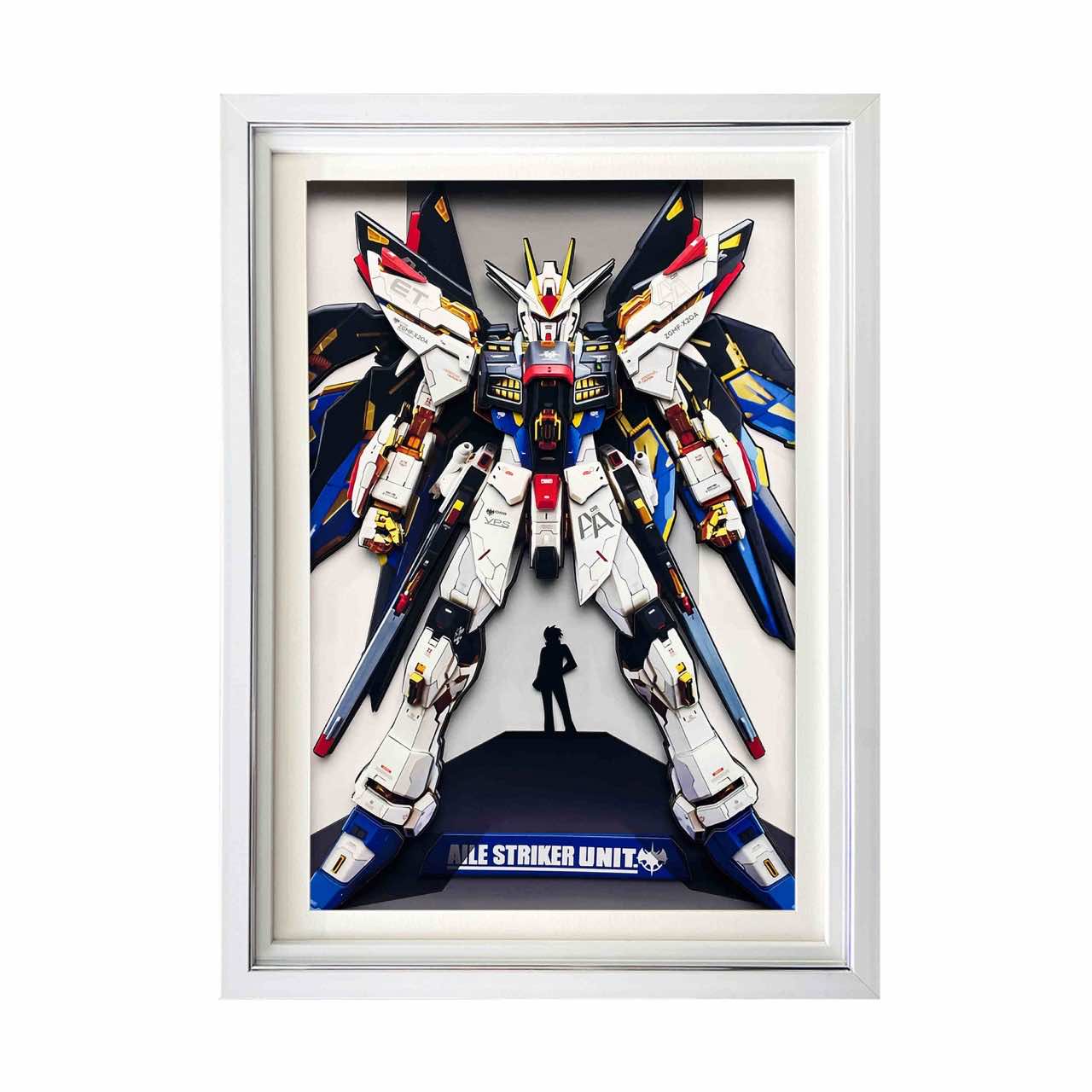 3D Paper Art Frame - Gundam #1