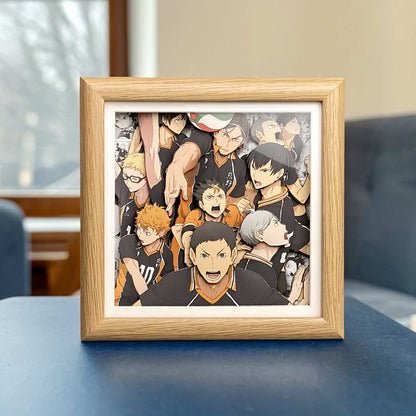 3D Paper Art Frame Mini - Haikyu!! - eulique shop