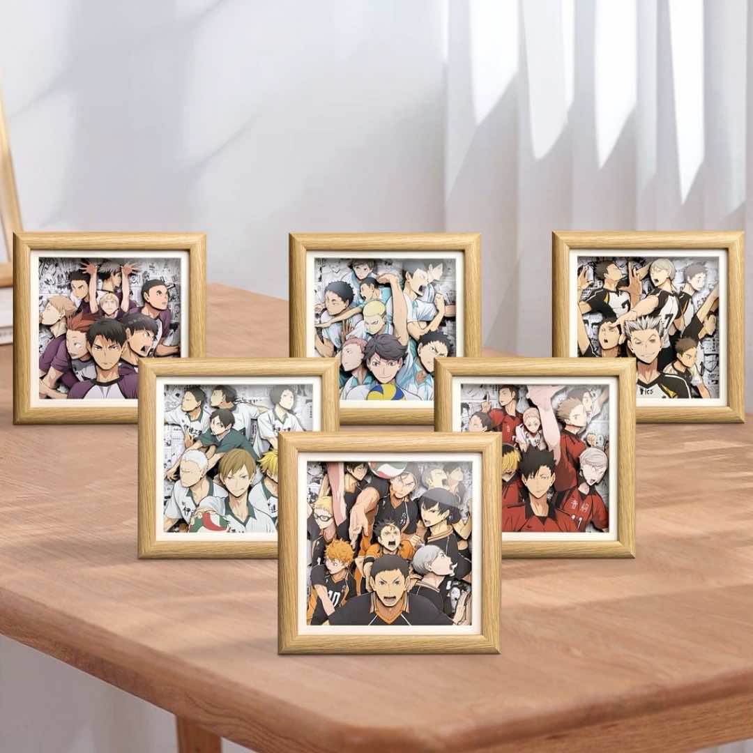 3D Paper Art Frame Mini - Haikyu!! - eulique shop