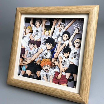 3D Paper Art Frame Mini - Haikyu!! - eulique shop