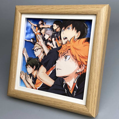 3D Paper Art Frame Mini - Haikyu!! - eulique shop