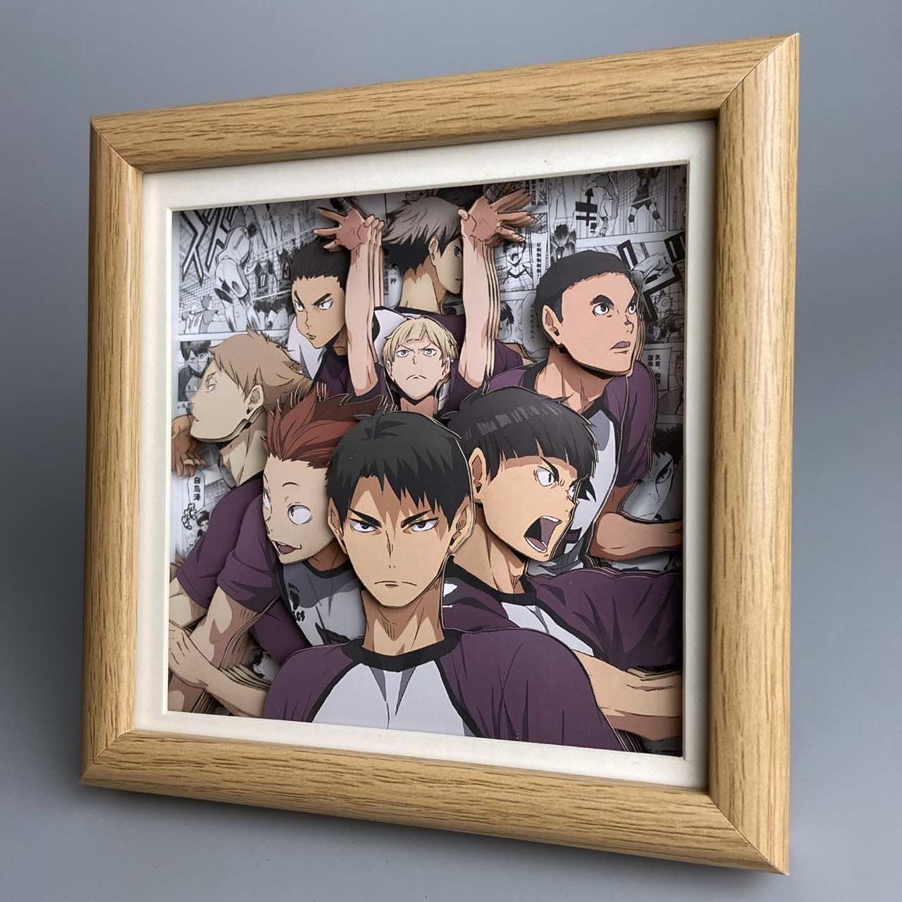 3D Paper Art Frame Mini - Haikyu!! - eulique shop