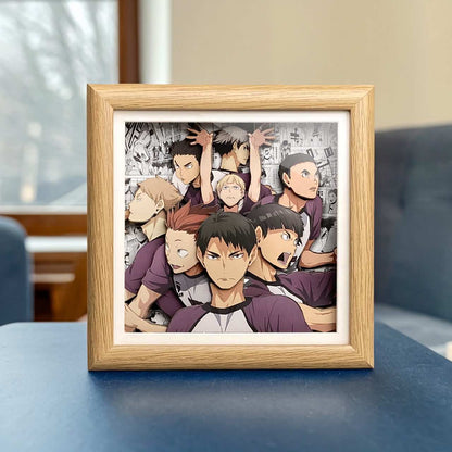 3D Paper Art Frame Mini - Haikyu!! - eulique shop