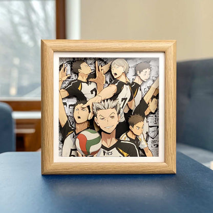 3D Paper Art Frame Mini - Haikyu!! - eulique shop