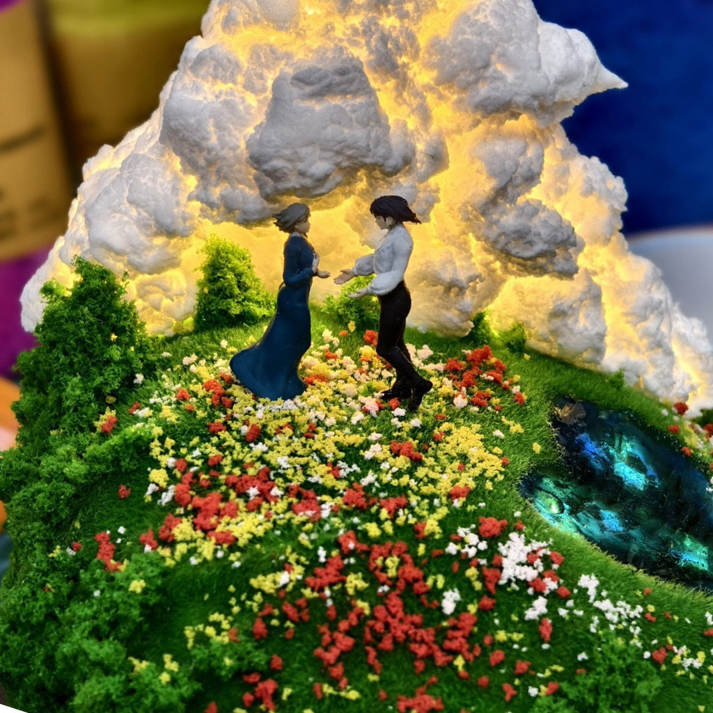 Artisan 3D Miniature Scenes - Howl and Sophie - eulique shop