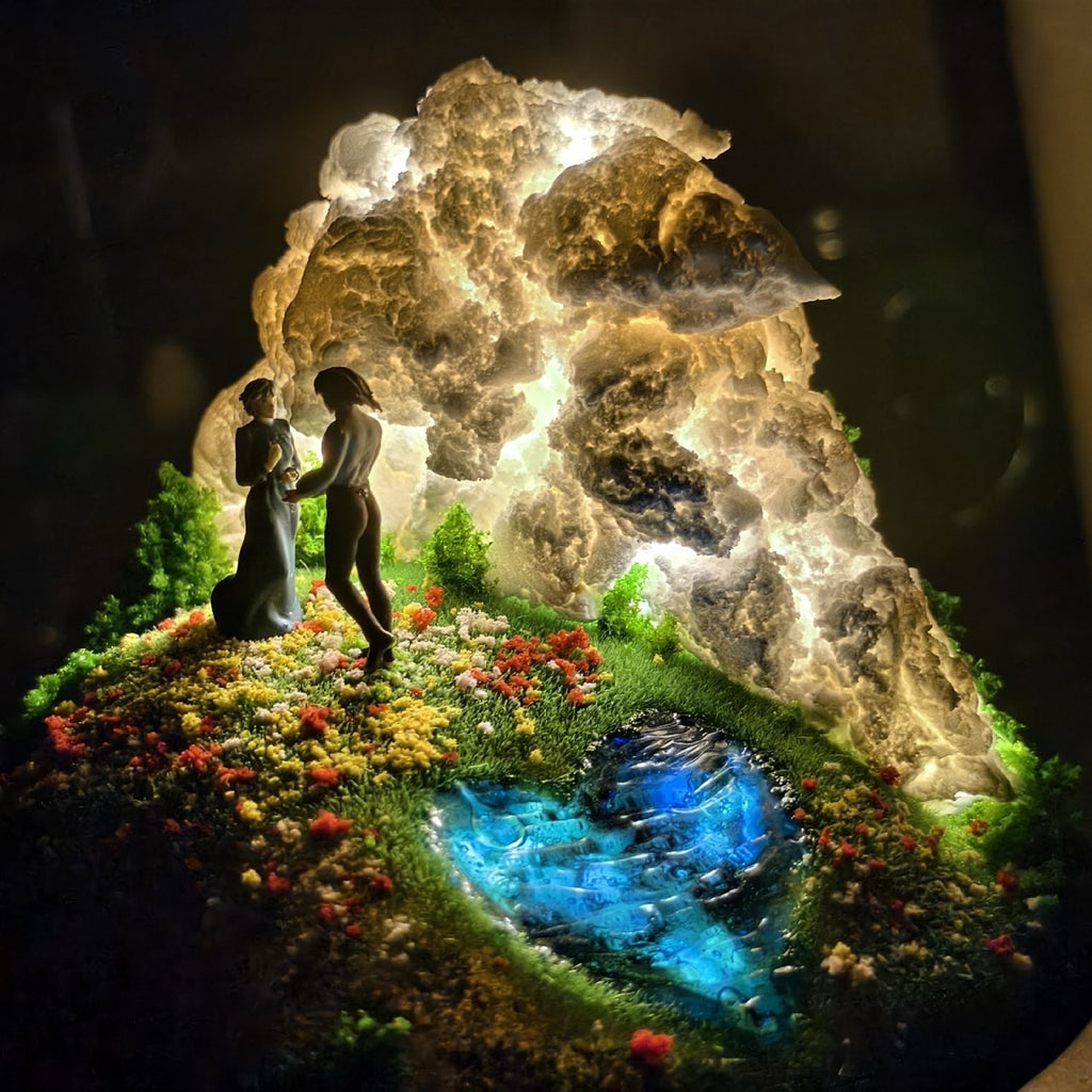 Artisan 3D Miniature Scenes - Howl and Sophie - eulique shop