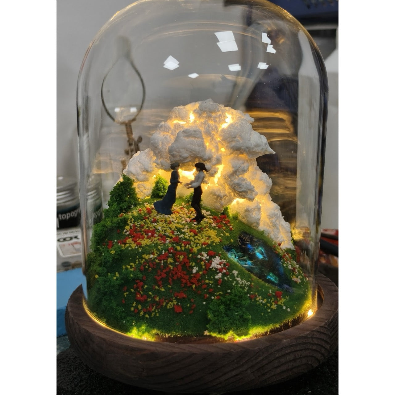 Artisan 3D Miniature Scenes - Howl and Sophie - eulique shop
