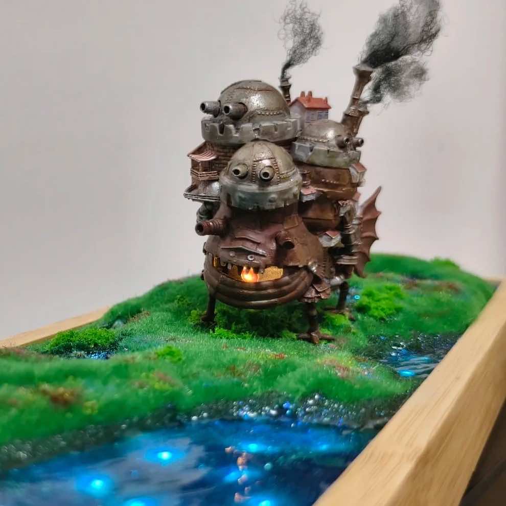 Artisan 3D Miniature Scenes - Howl's Moving Castle - eulique shop