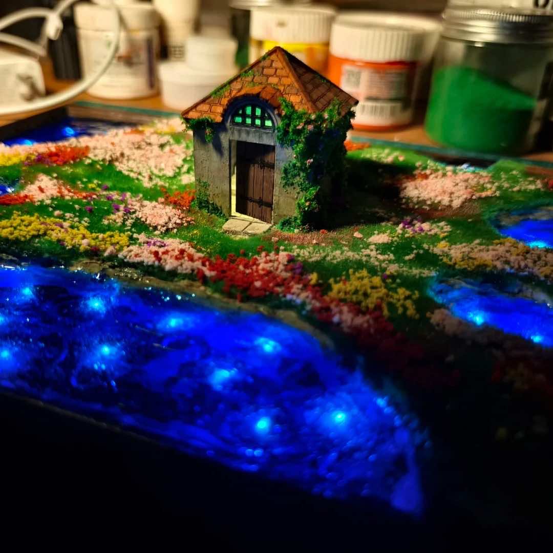 Artisan 3D Miniature Scenes - Howl's Secret Garden - eulique shop