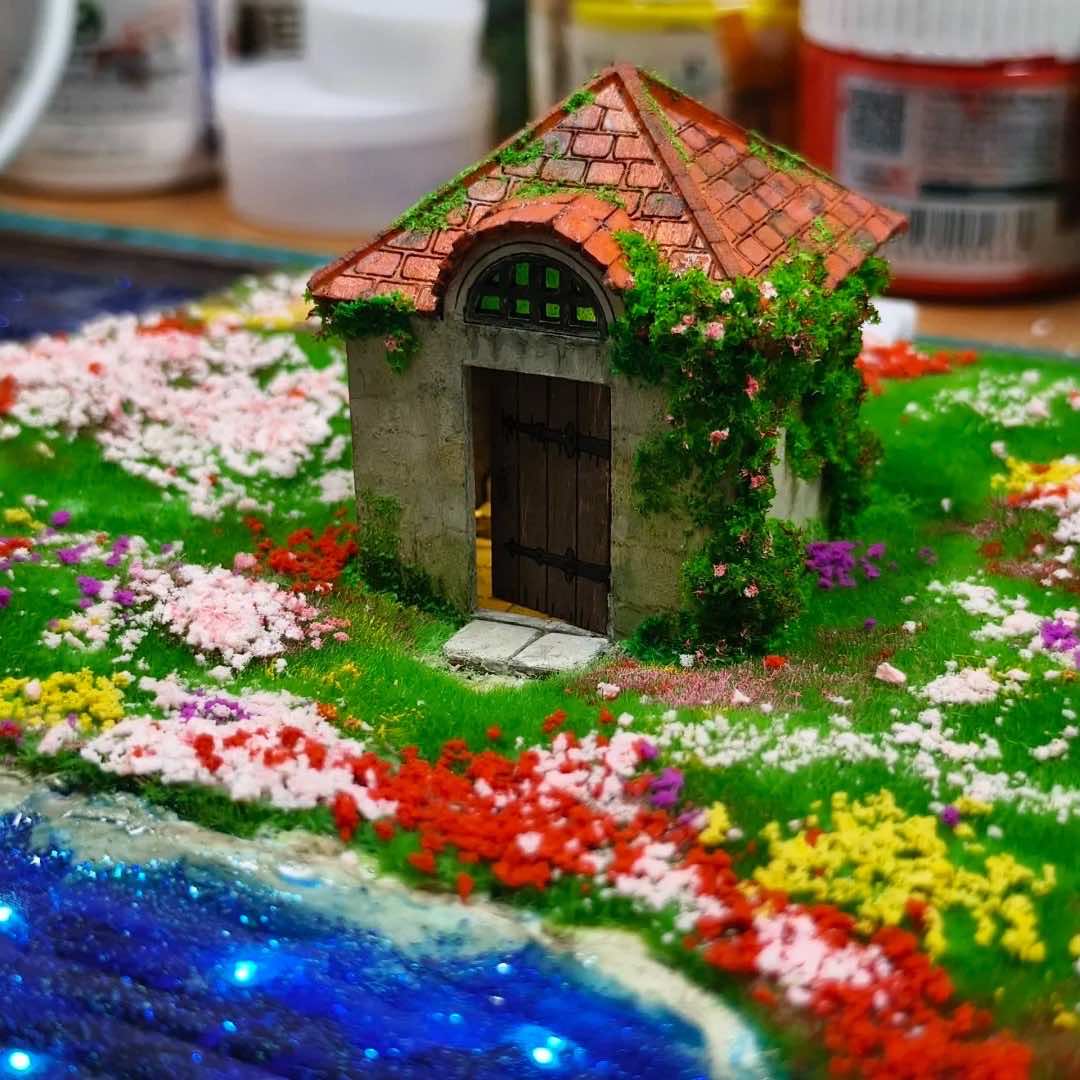 Artisan 3D Miniature Scenes - Howl's Secret Garden - eulique shop