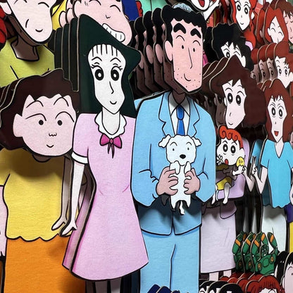 3D Paper Art Frame - Crayon Shinchan