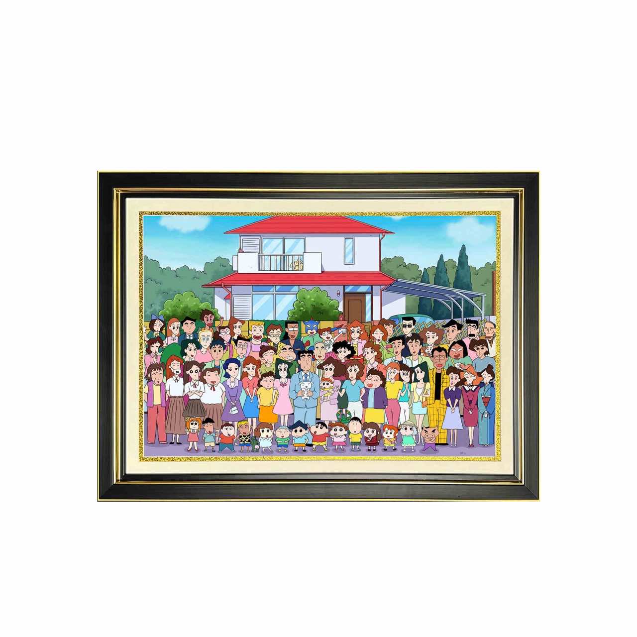 3D Paper Art Frame - Crayon Shinchan - eulique shop