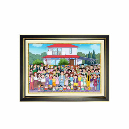 3D Paper Art Frame - Crayon Shinchan - eulique shop