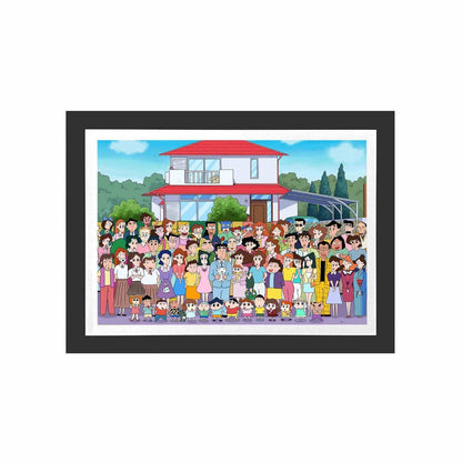 3D Paper Art Frame - Crayon Shinchan - eulique shop