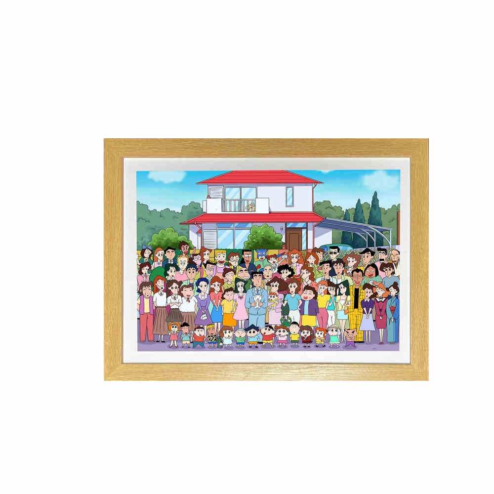 3D Paper Art Frame - Crayon Shinchan - eulique shop