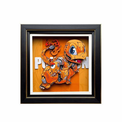 3D Paper Art Frame - Charmander