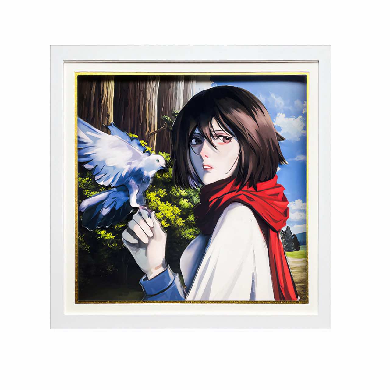 3D Paper Art Frame - Mikasa