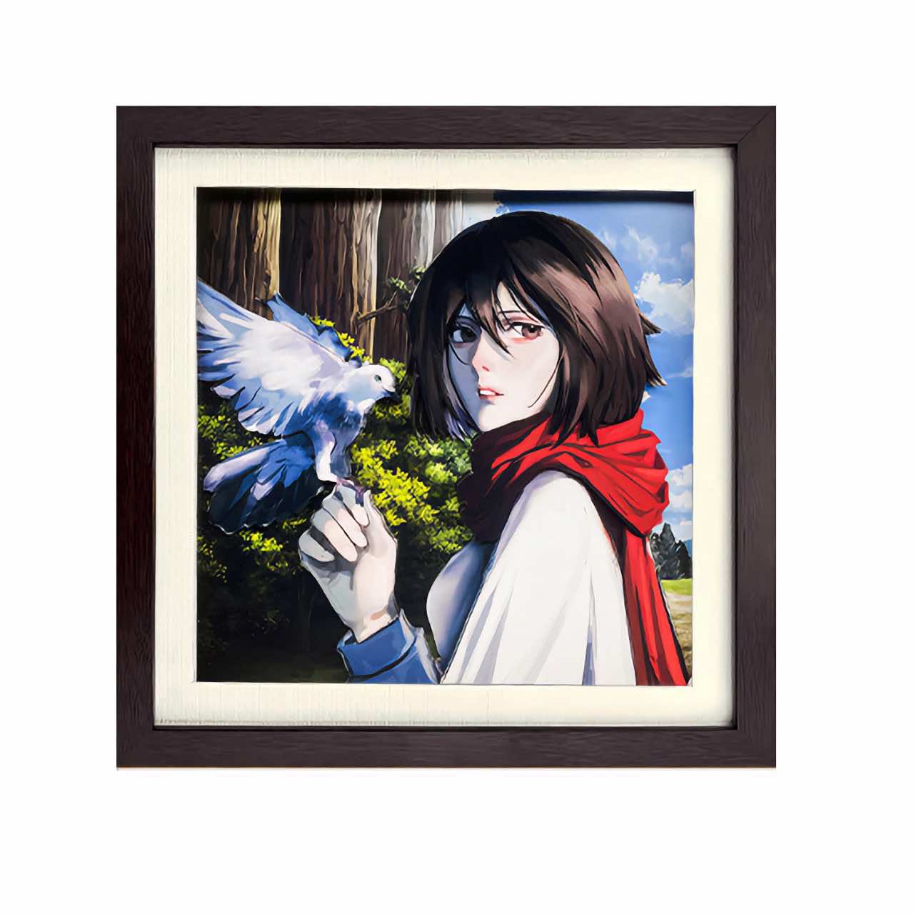 3D Paper Art Frame - Mikasa