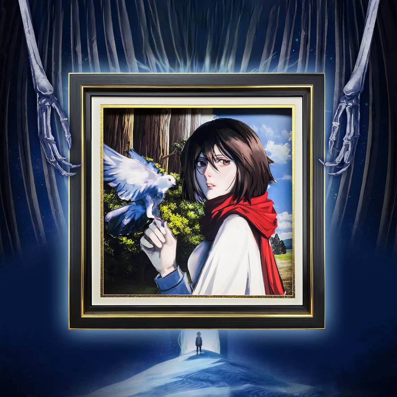 3D Paper Art Frame - Mikasa