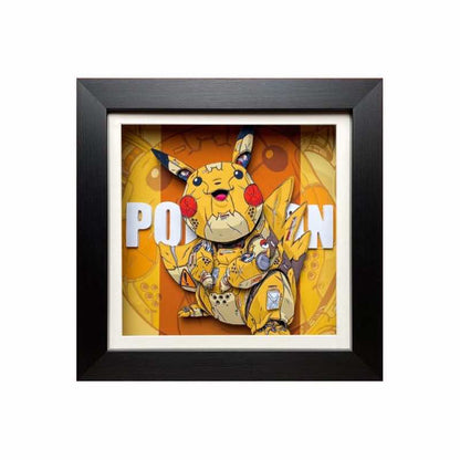 3D Paper Art Frame - Pikachu #2