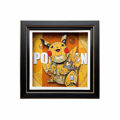 3D Paper Art Frame - Pikachu #2