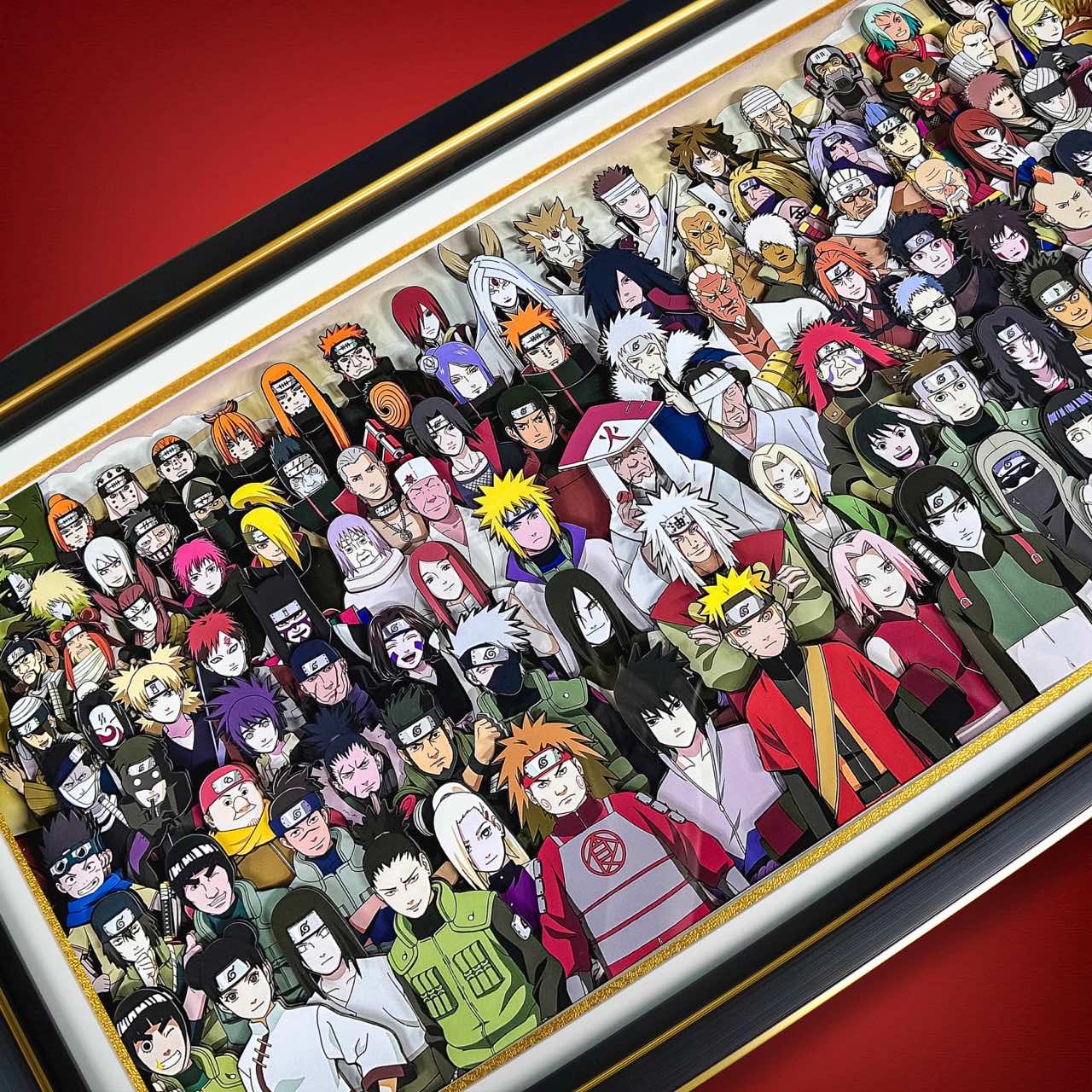 3D Paper Art Frame - Naruto