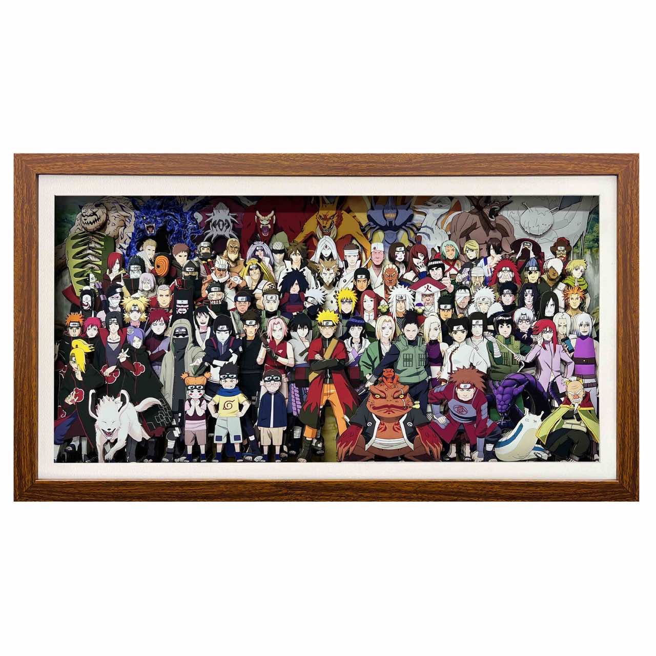 3D Paper Art Frame - Naruto