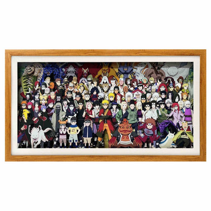 3D Paper Art Frame - Naruto