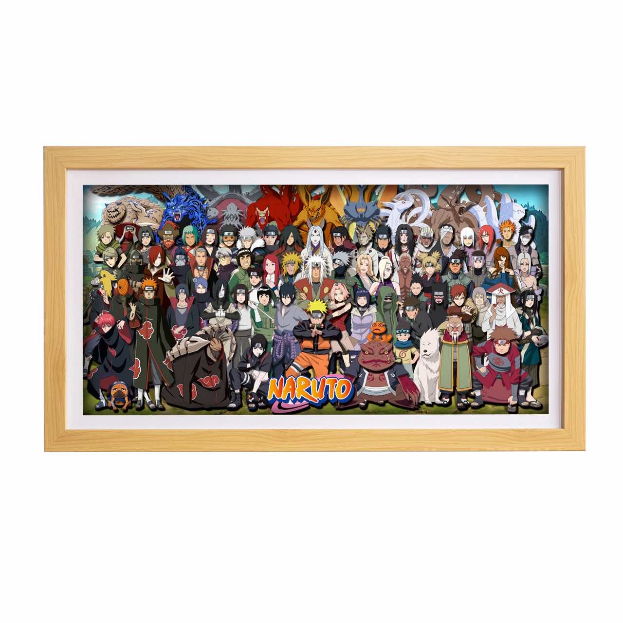 3D Paper Art Frame - Naruto #2