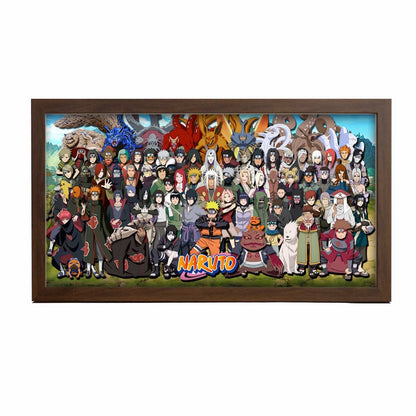 3D Paper Art Frame - Naruto #2