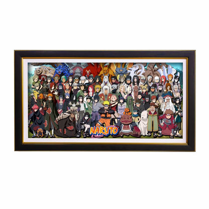 3D Paper Art Frame - Naruto #2