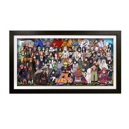 3D Paper Art Frame - Naruto #2