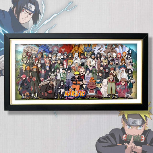 3D Paper Art Frame - Naruto #2