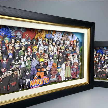 3D Paper Art Frame - Naruto #2