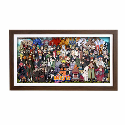 3D Paper Art Frame - Naruto #2