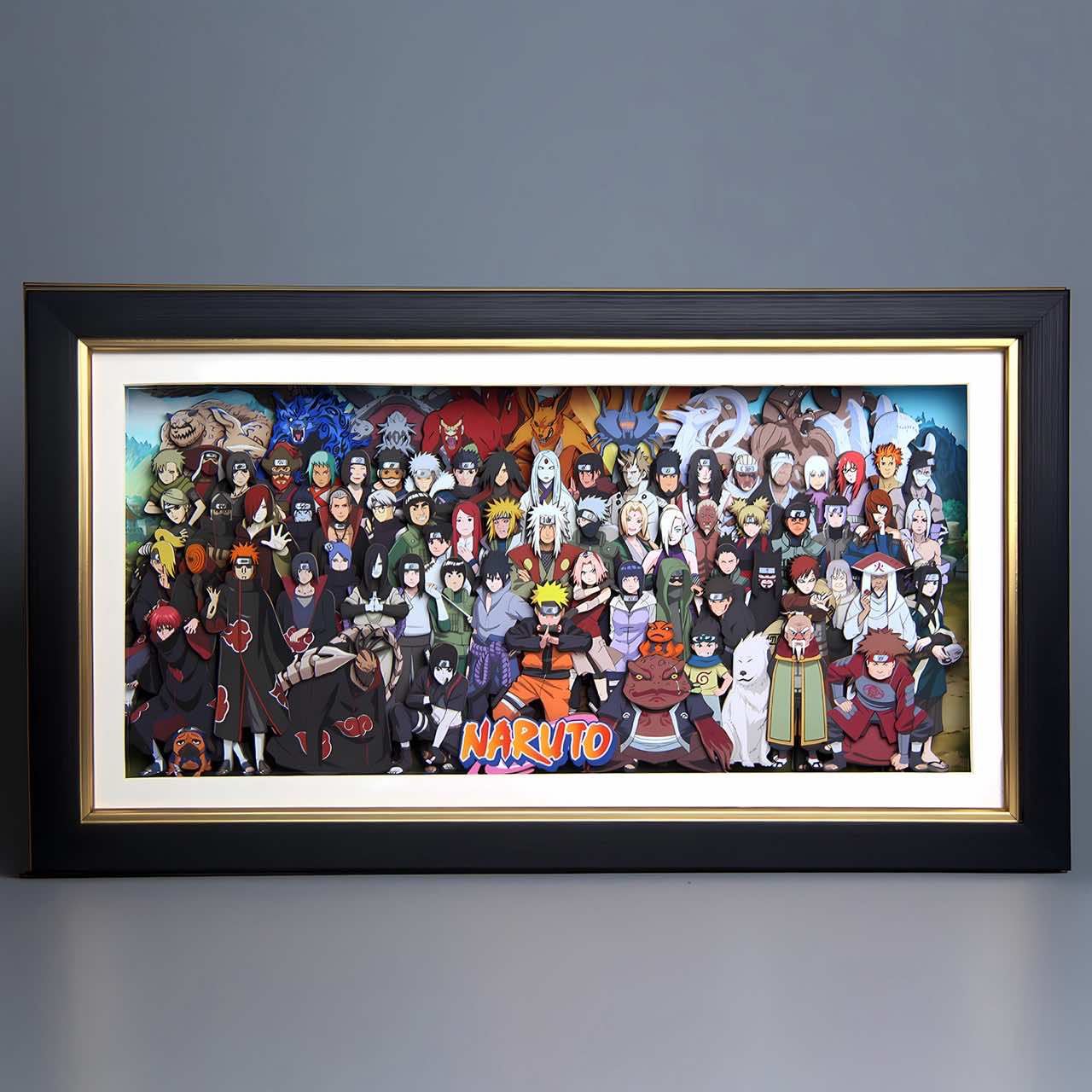 3D Paper Art Frame - Naruto #2