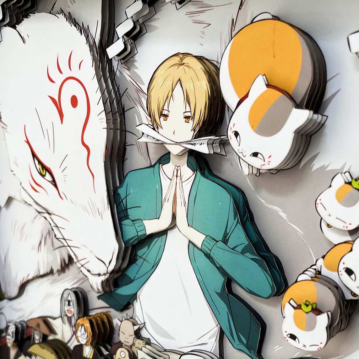 3D Paper Art Frame - Natsume's Book of Friends