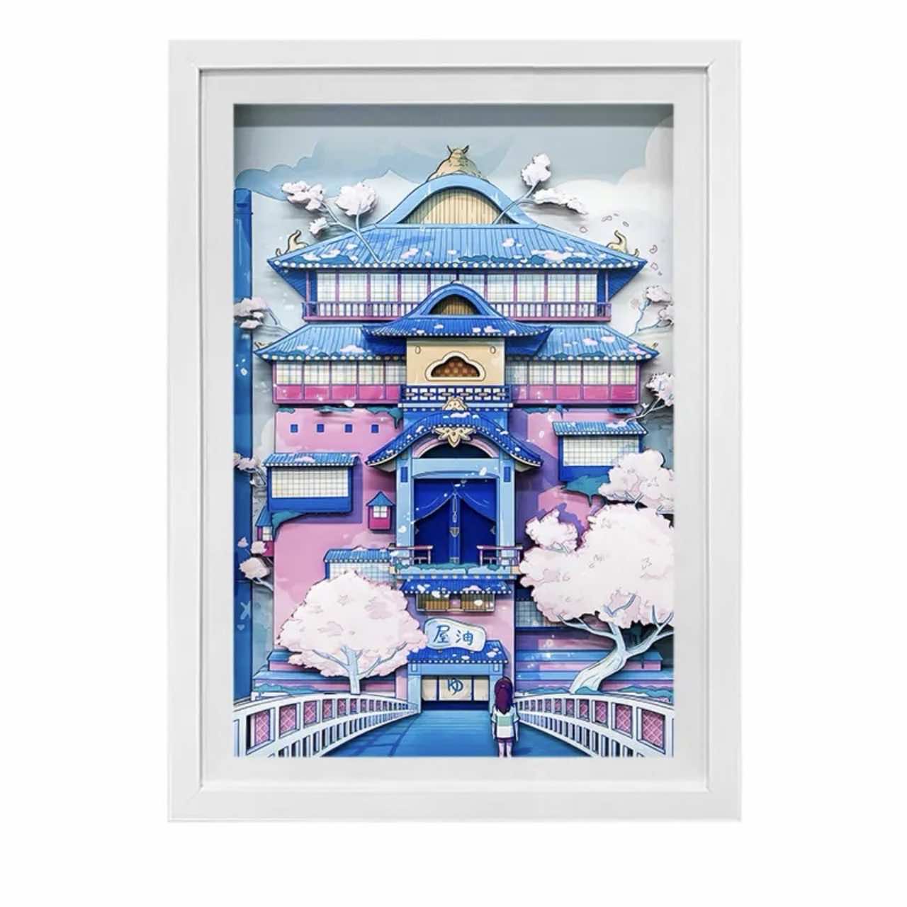 3D Paper Art Frame - Oil House #2 - eulique shop