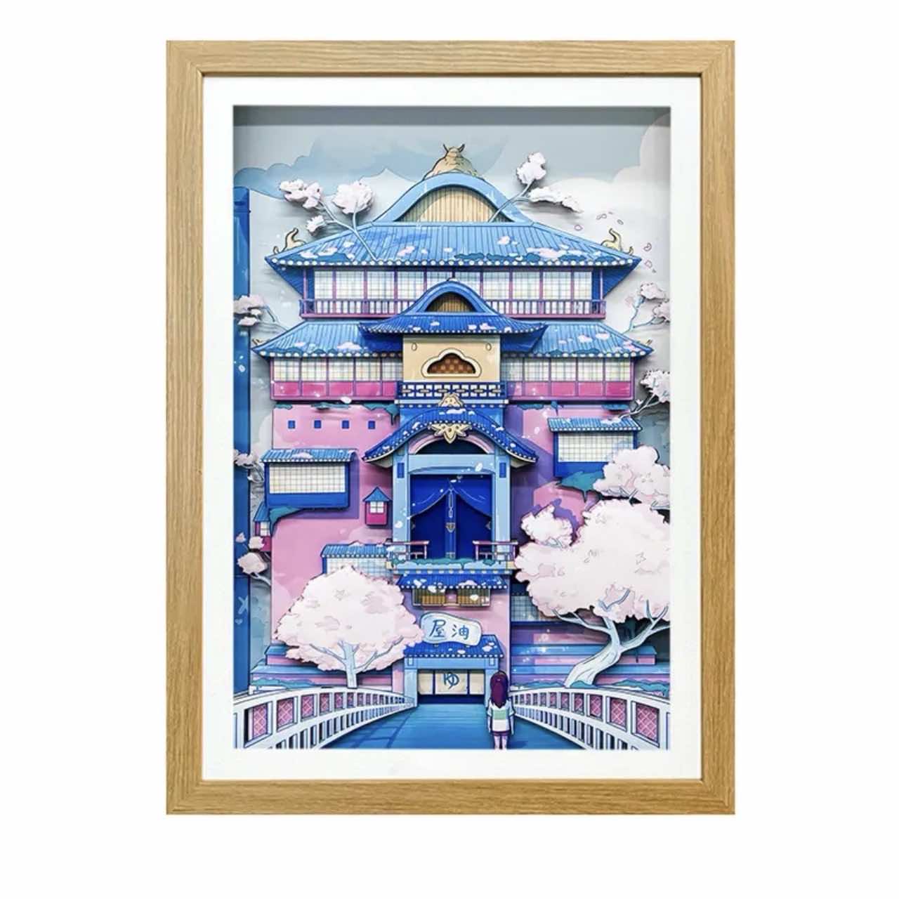 3D Paper Art Frame - Oil House #2 - eulique shop