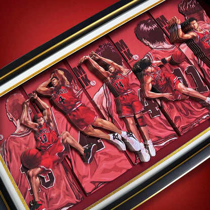 3D Paper Art Frame - Slam Dunk #6 - eulique shop