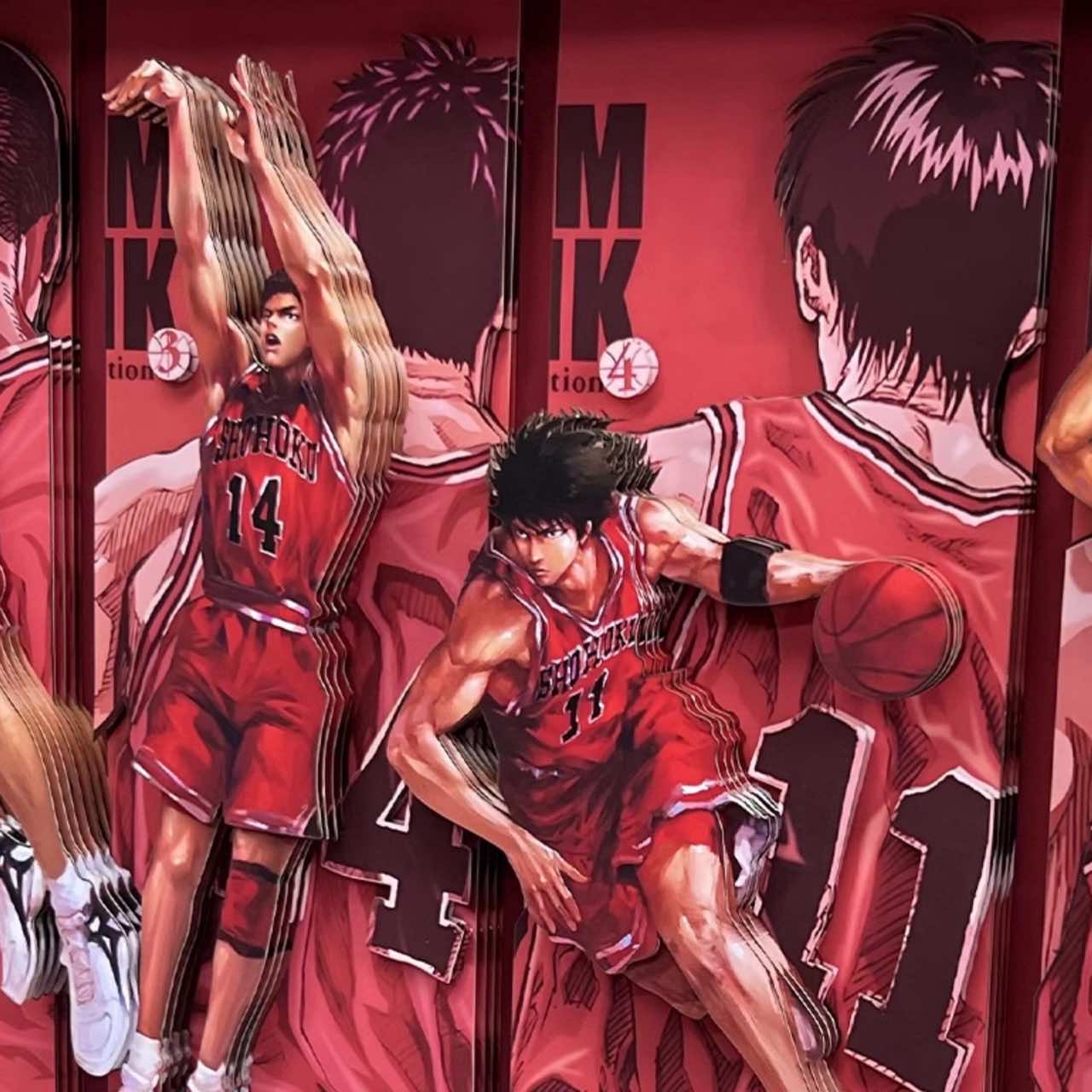 3D Paper Art Frame - Slam Dunk #6