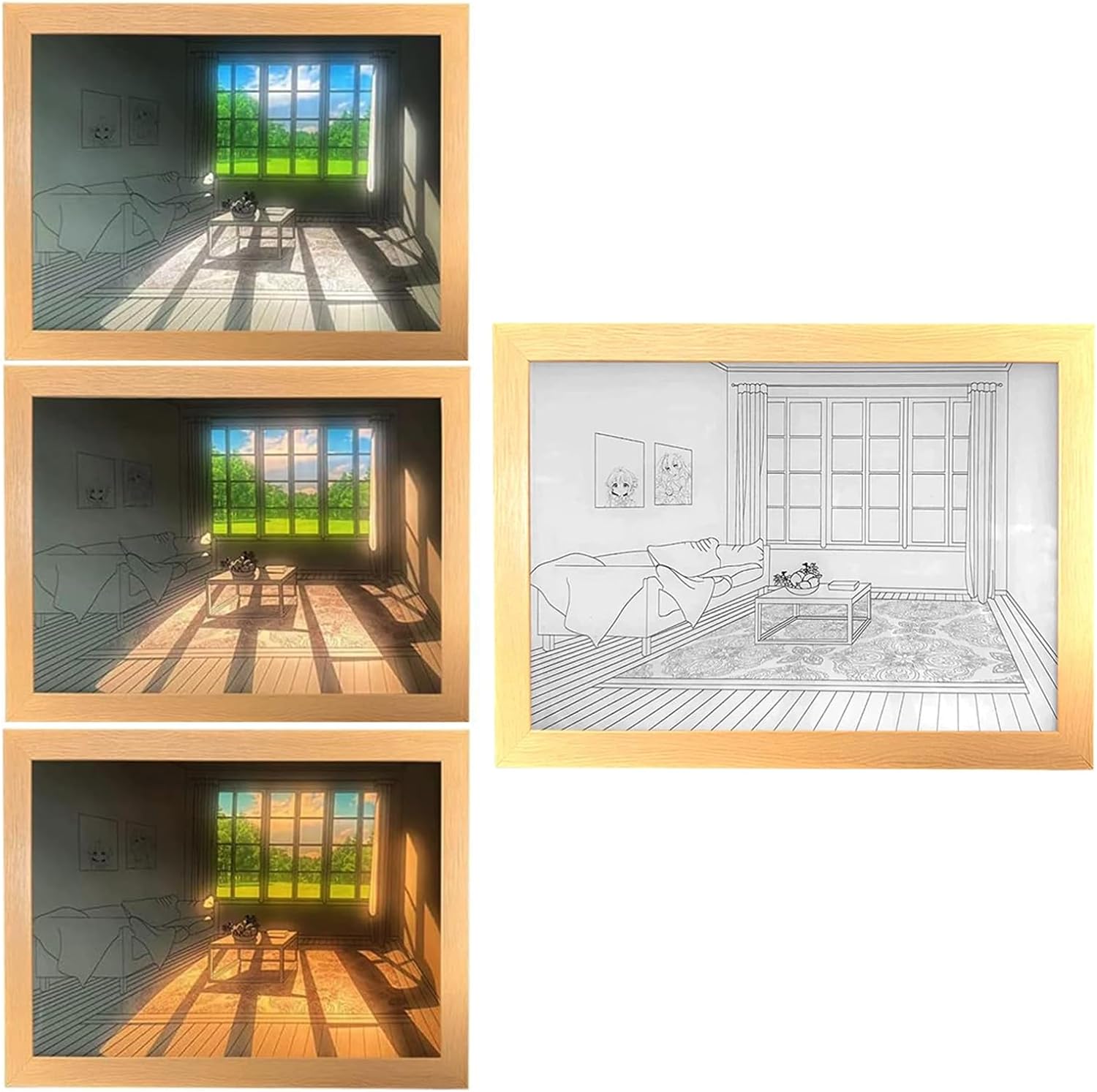 GlowFrame Radiant Wall Art - Classic - eulique shop