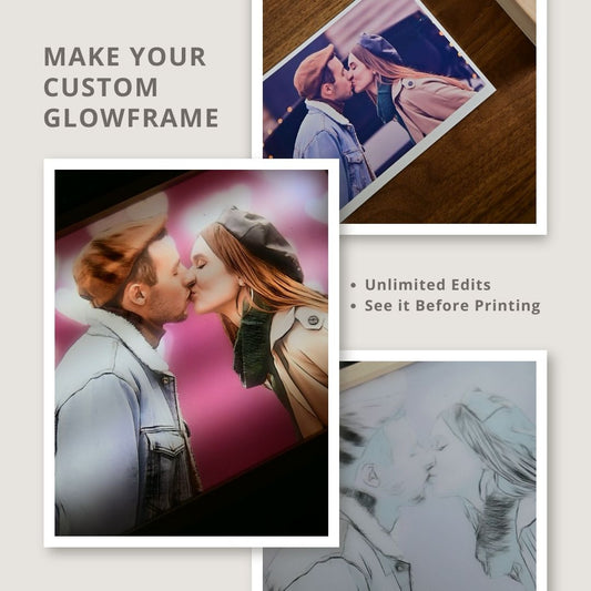 GlowFrame personnalisé (avec options de mise à niveau d'échange d'images)
