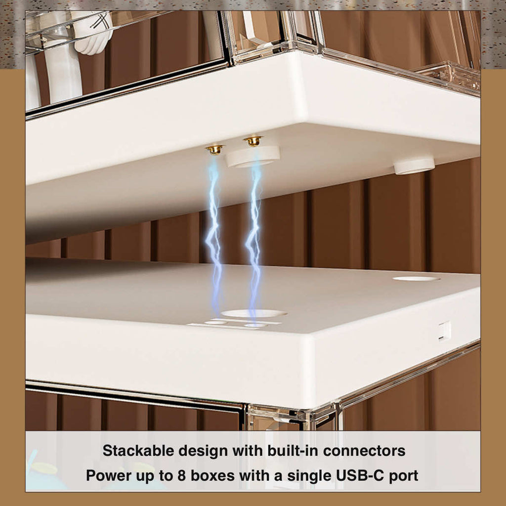 LumiStack Display - LED Anime Merch Dispaly Box - eulique shop