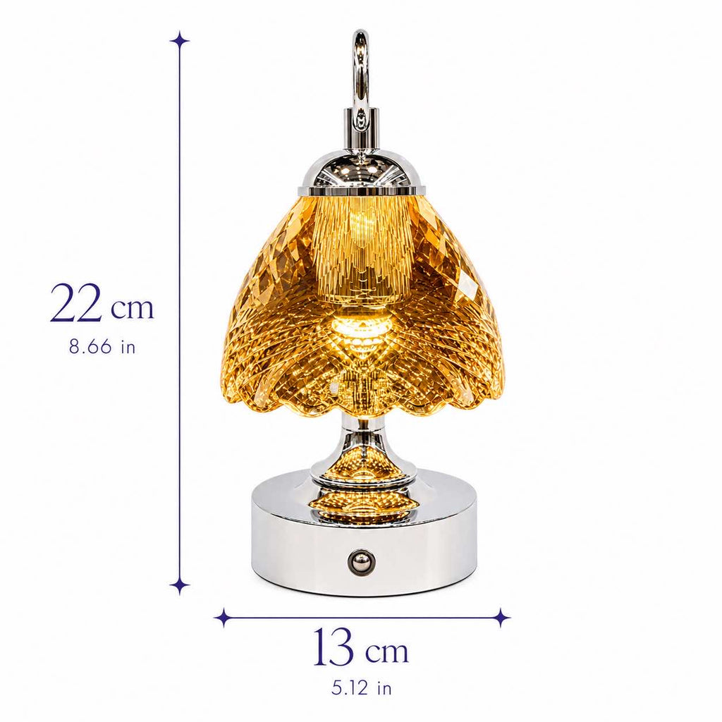 Lumaire™ Crystal Ambiance Lamp - Gold
