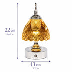Lumaire™ Crystal Ambiance Lamp - Gold