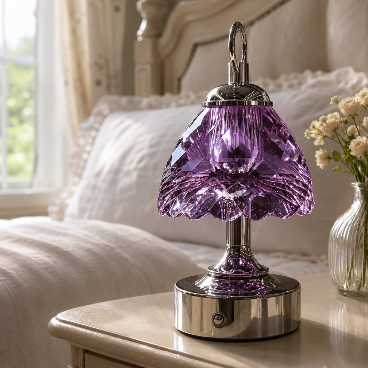 Lumaire™ Crystal Ambiance Lamp - Violet