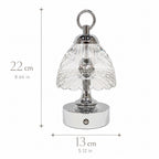 Lumaire™ Crystal Ambiance Lamp - Clear