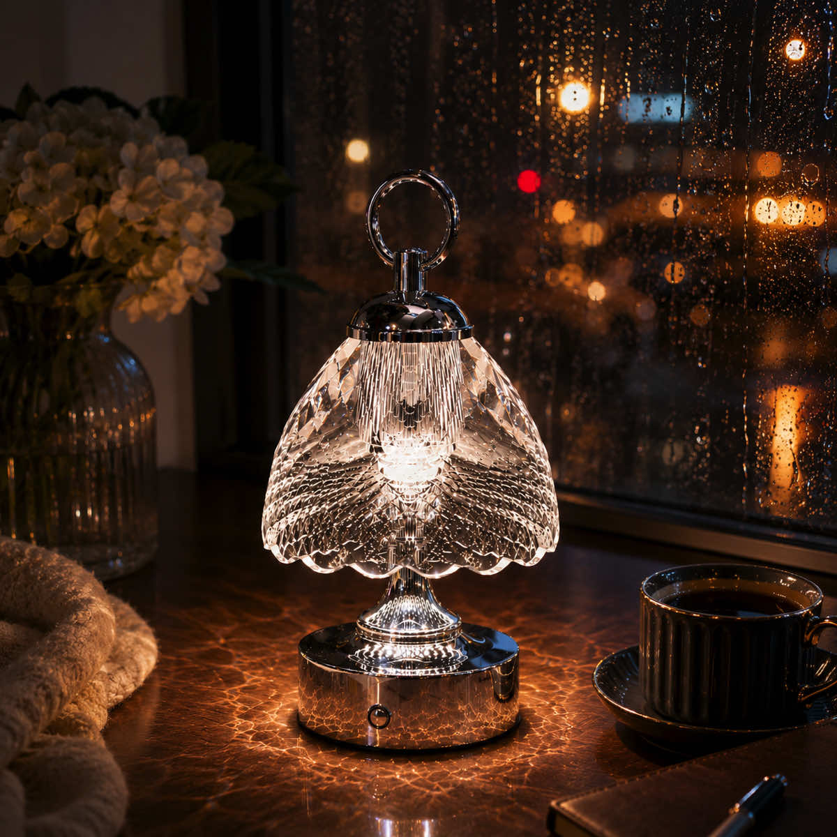 Lumaire™ Crystal Ambiance Lamp - Clear