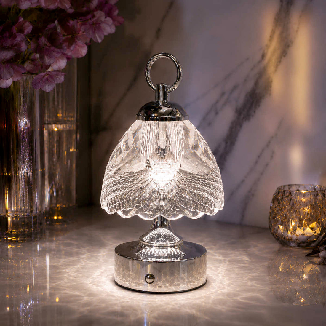Lumaire™ Crystal Ambiance Lamp - Clear
